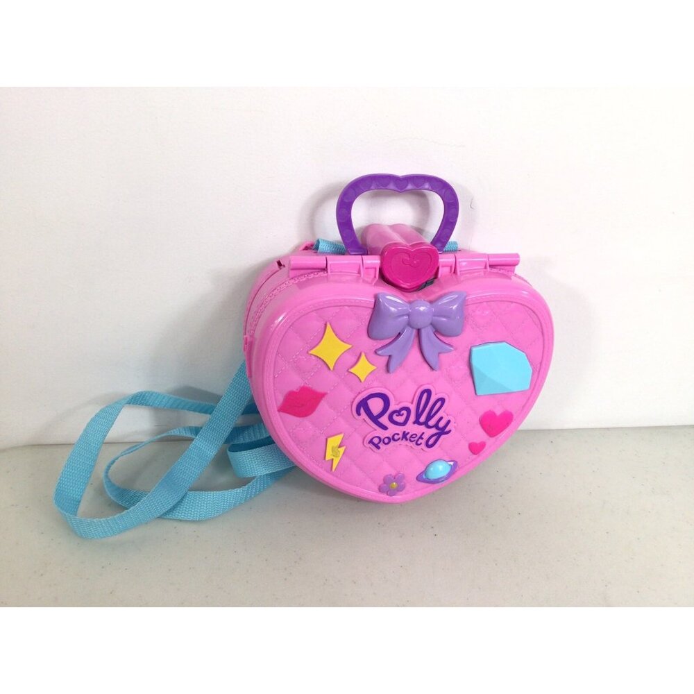 Polly Pocket Heart Shaped Pink Carry Case for Kids